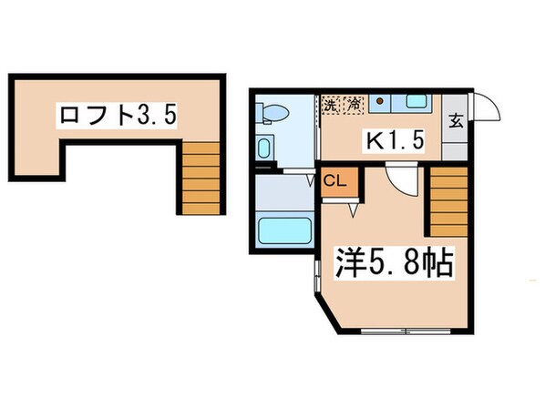 フォルテシアの物件間取画像